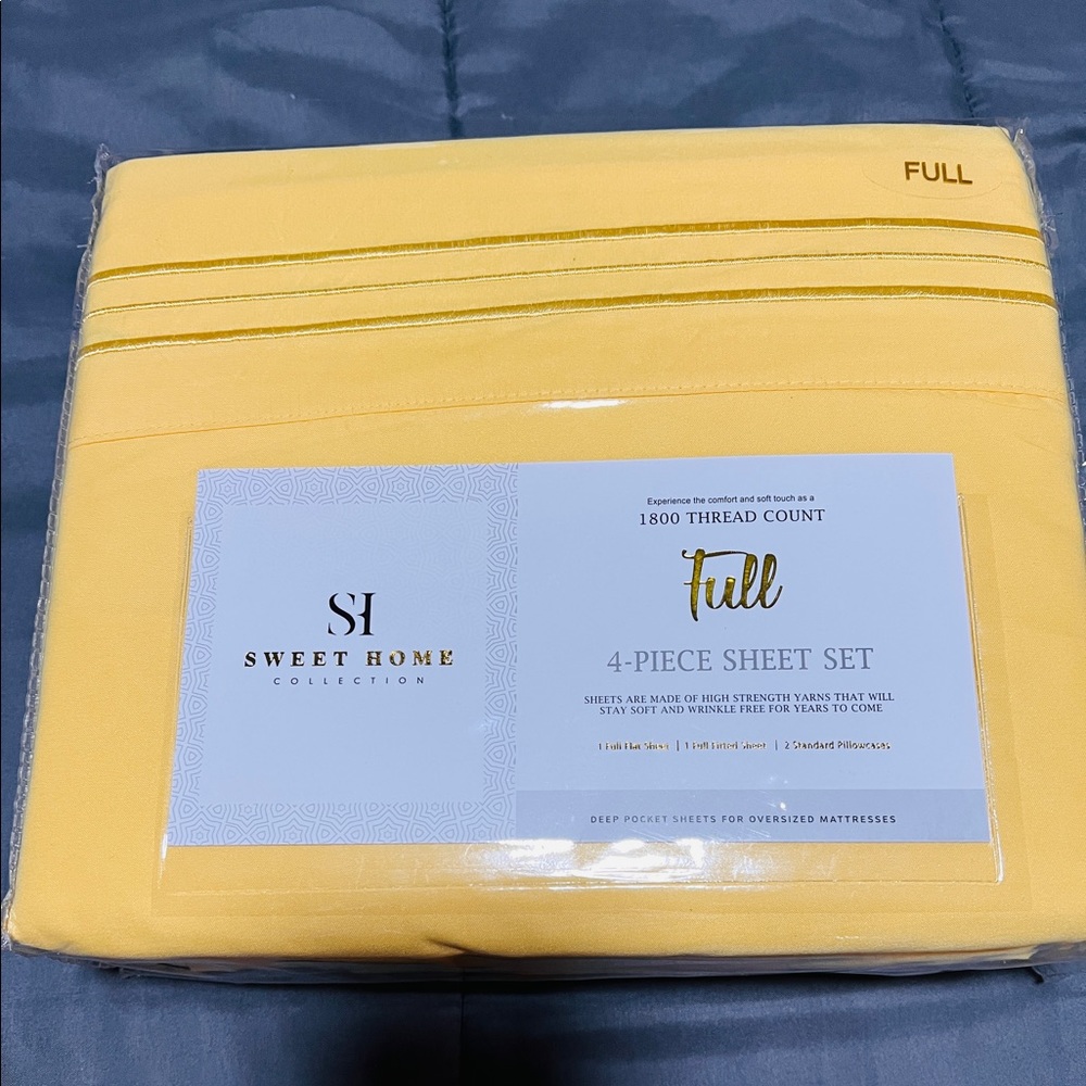 Yellow Full Sheet Set